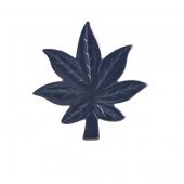 Hematite Maple Leaf 40mm Pendant